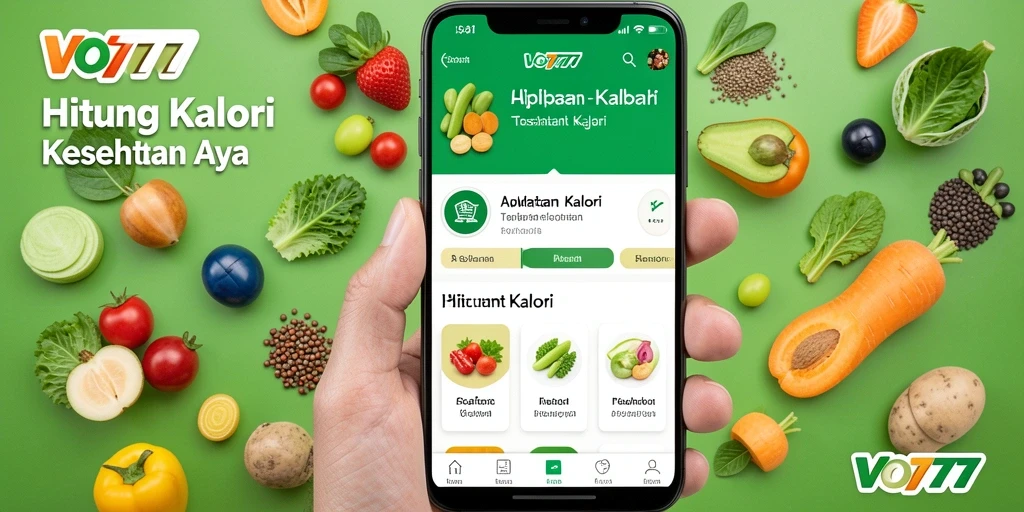 Antarmuka VO777 yang sederhana dan fungsional untuk Hitung Kalori.