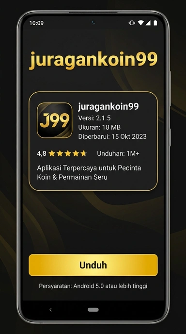 Tampilan halaman APK juragankoin99
